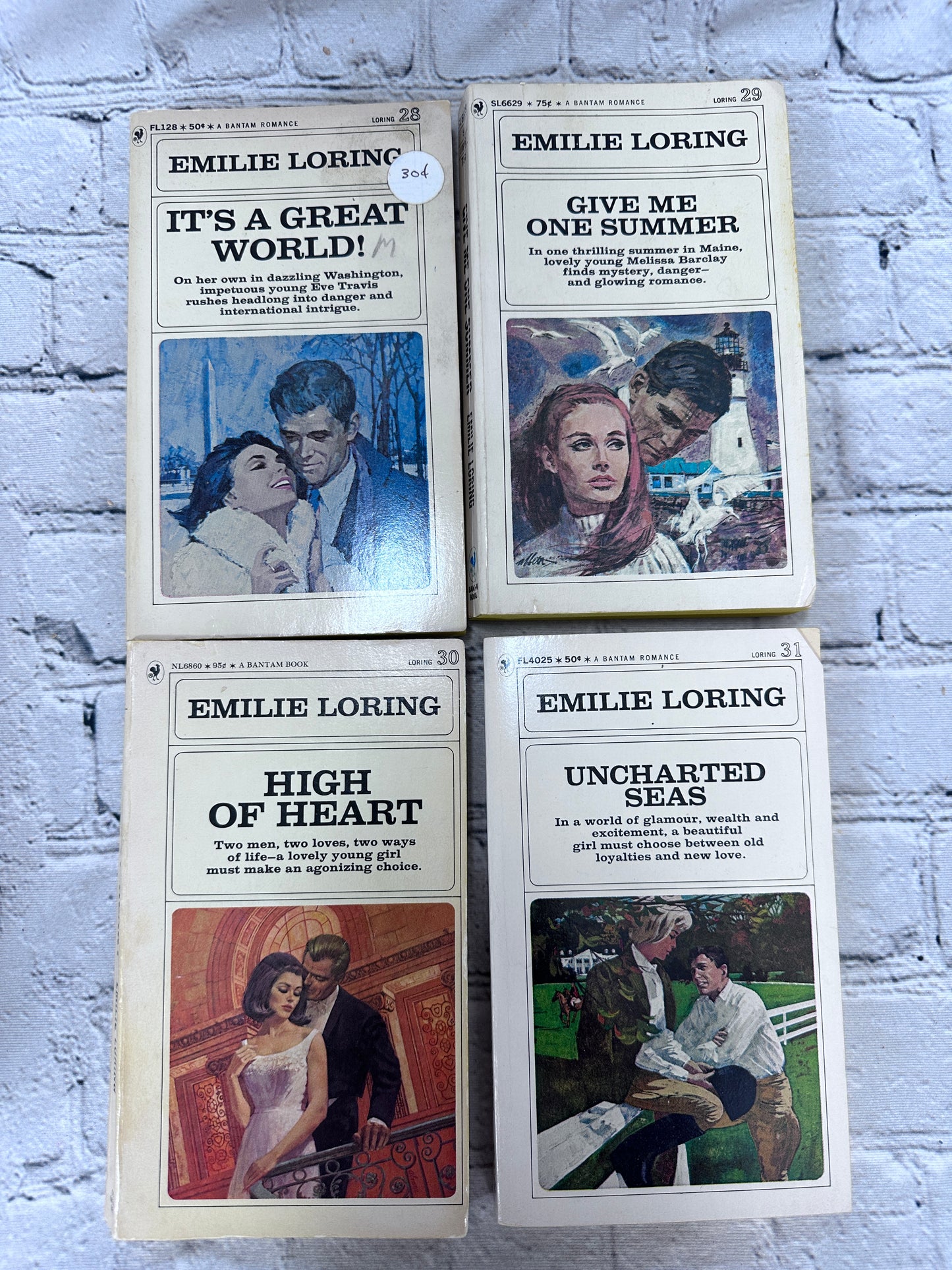 Romance Novels by Emilie Loring [47 Volumes · Bantam · 1960s - 1970s]