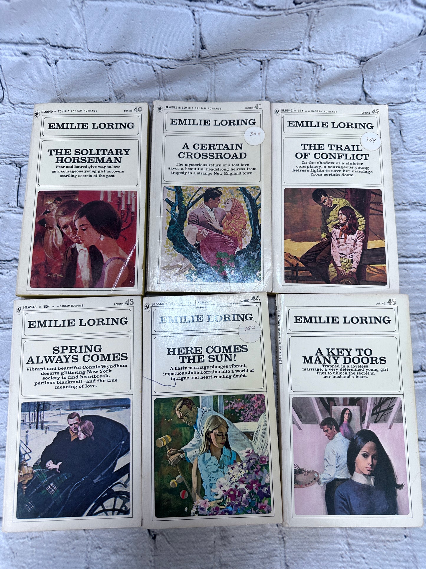 Romance Novels by Emilie Loring [47 Volumes · Bantam · 1960s - 1970s]