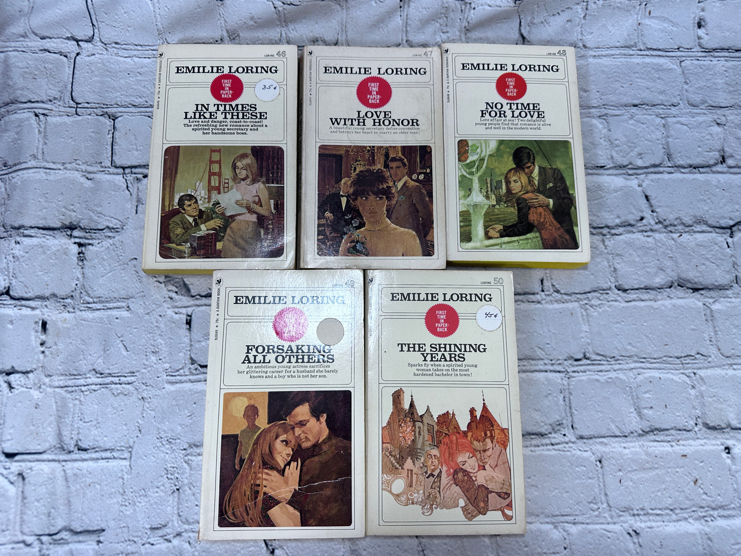 Romance Novels by Emilie Loring [47 Volumes · Bantam · 1960s - 1970s]