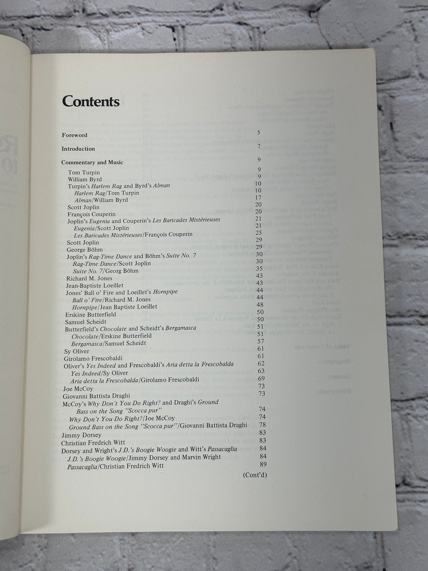 Renaissance to Rock: keyboard compositions from 1550-1971 [1975]