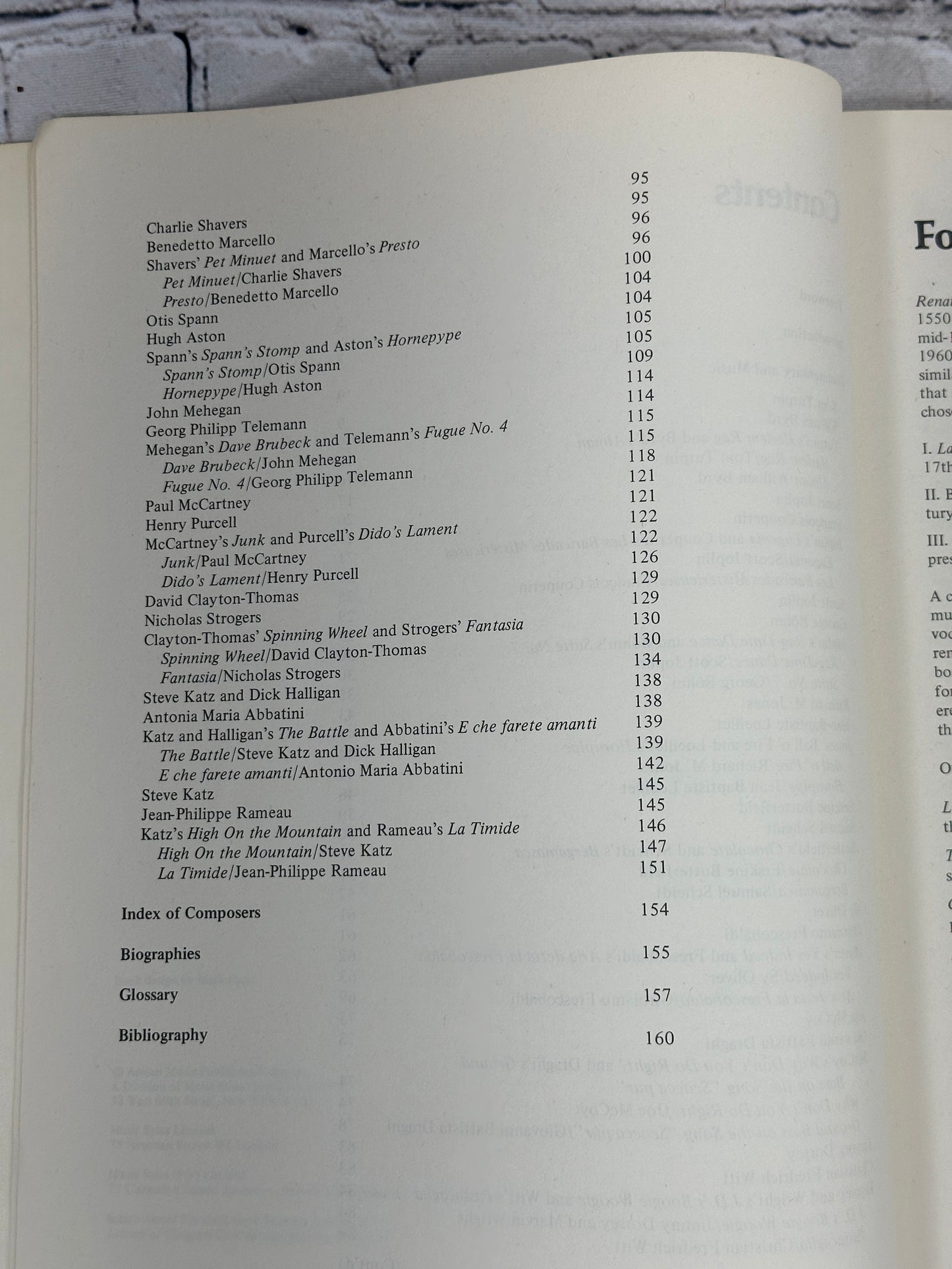 Renaissance to Rock: keyboard compositions from 1550-1971 [1975]