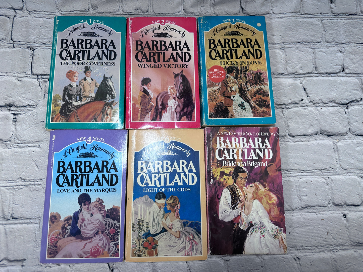 Camfield Novel of Love by Barbara Cartland [42 Volumes · 1982-1991]