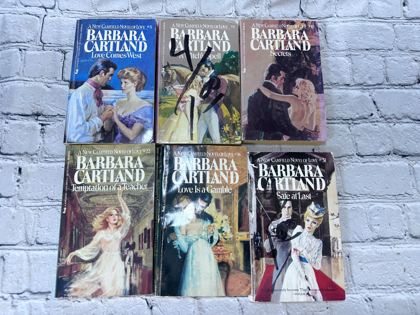 Camfield Novel of Love by Barbara Cartland [42 Volumes · 1982-1991]