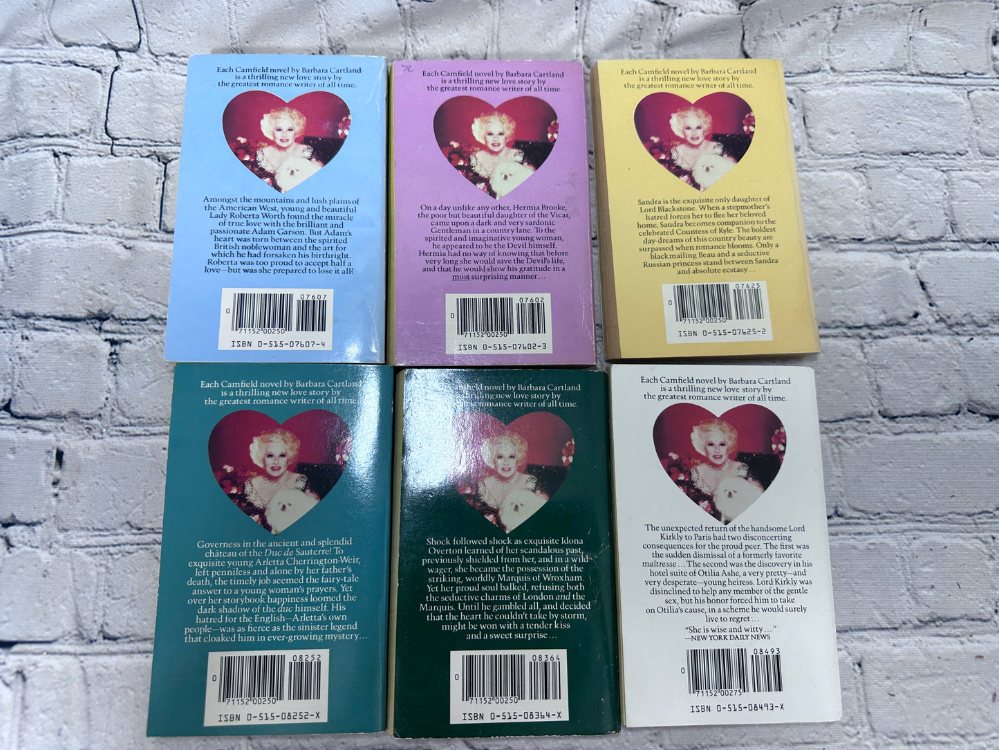 Camfield Novel of Love by Barbara Cartland [42 Volumes · 1982-1991]