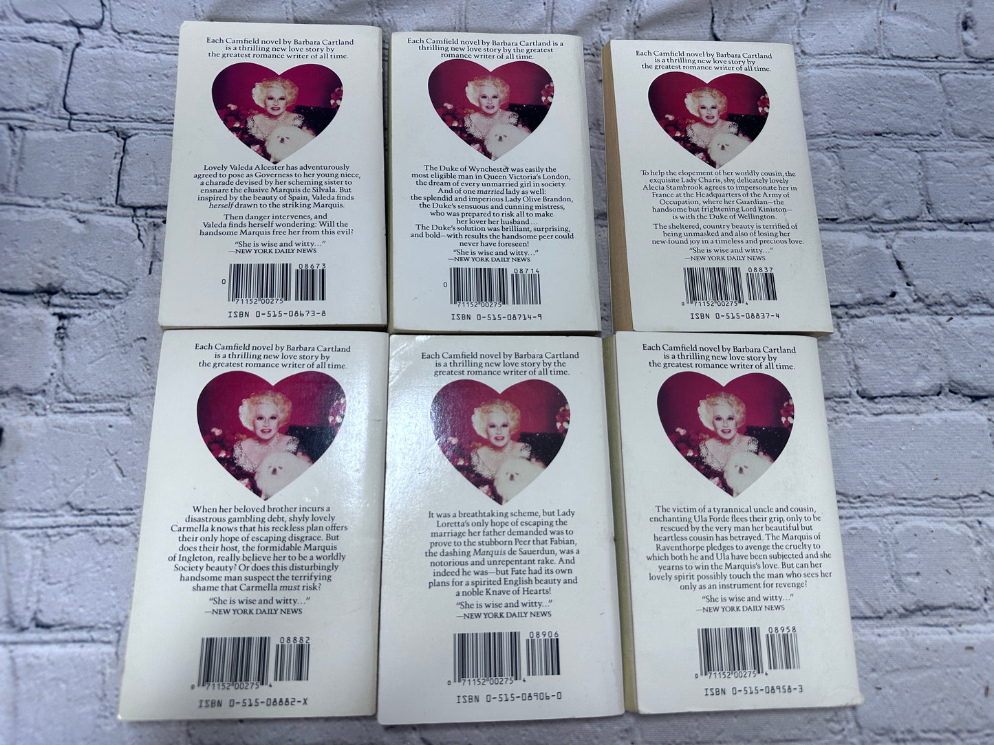 Camfield Novel of Love by Barbara Cartland [42 Volumes · 1982-1991]