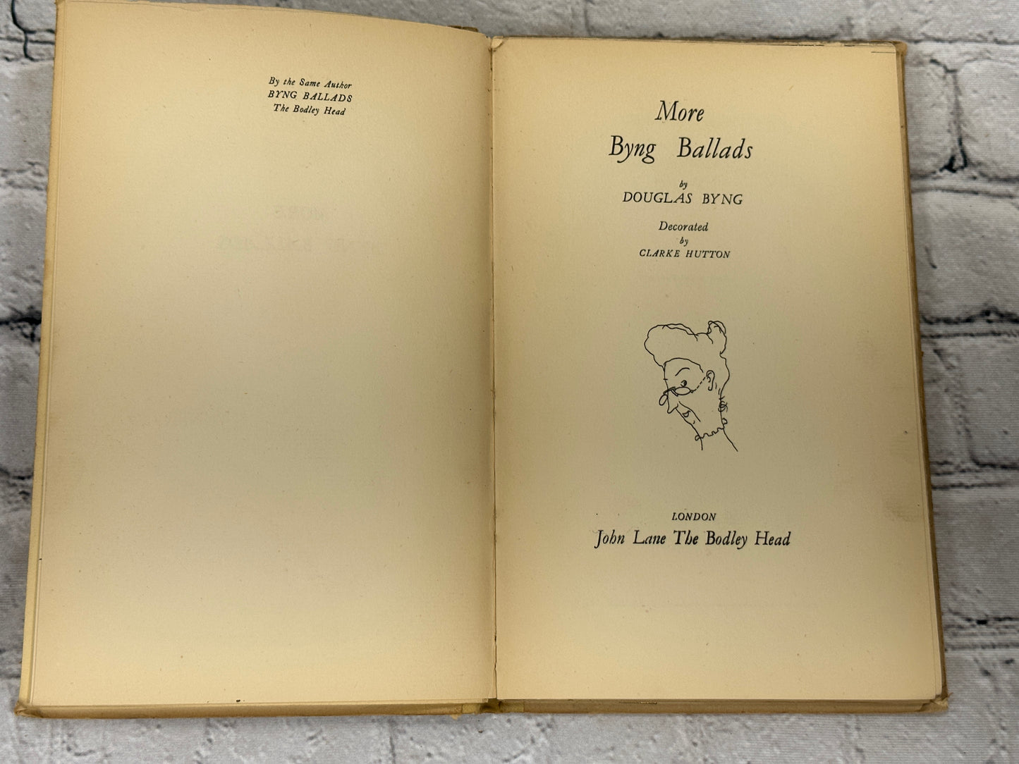 More Byng Ballads, by Douglas Byng [1st Edition · 1935]