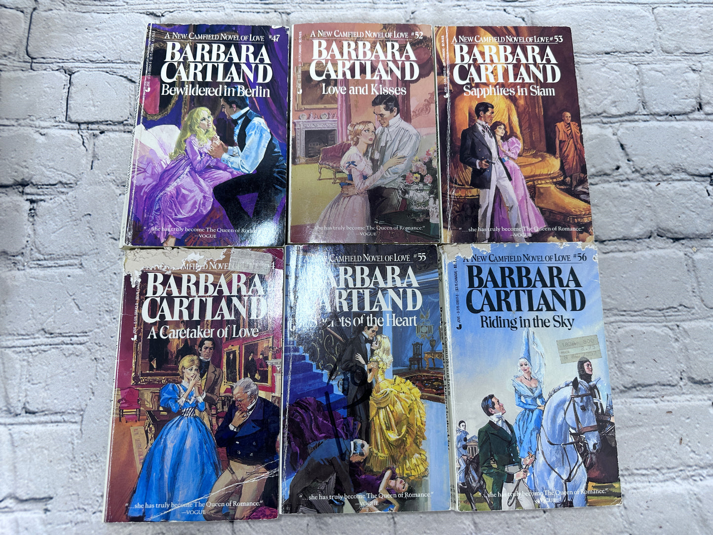 Camfield Novel of Love by Barbara Cartland [42 Volumes · 1982-1991]