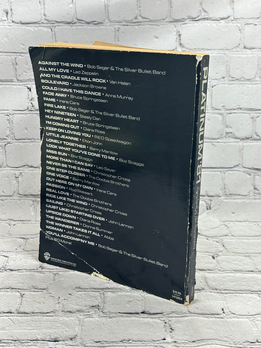 Platinum '81: Songbook of the Superstars [Sheet Music · 80 Songs]