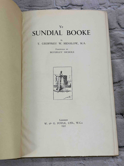 Ye Sundial Booke