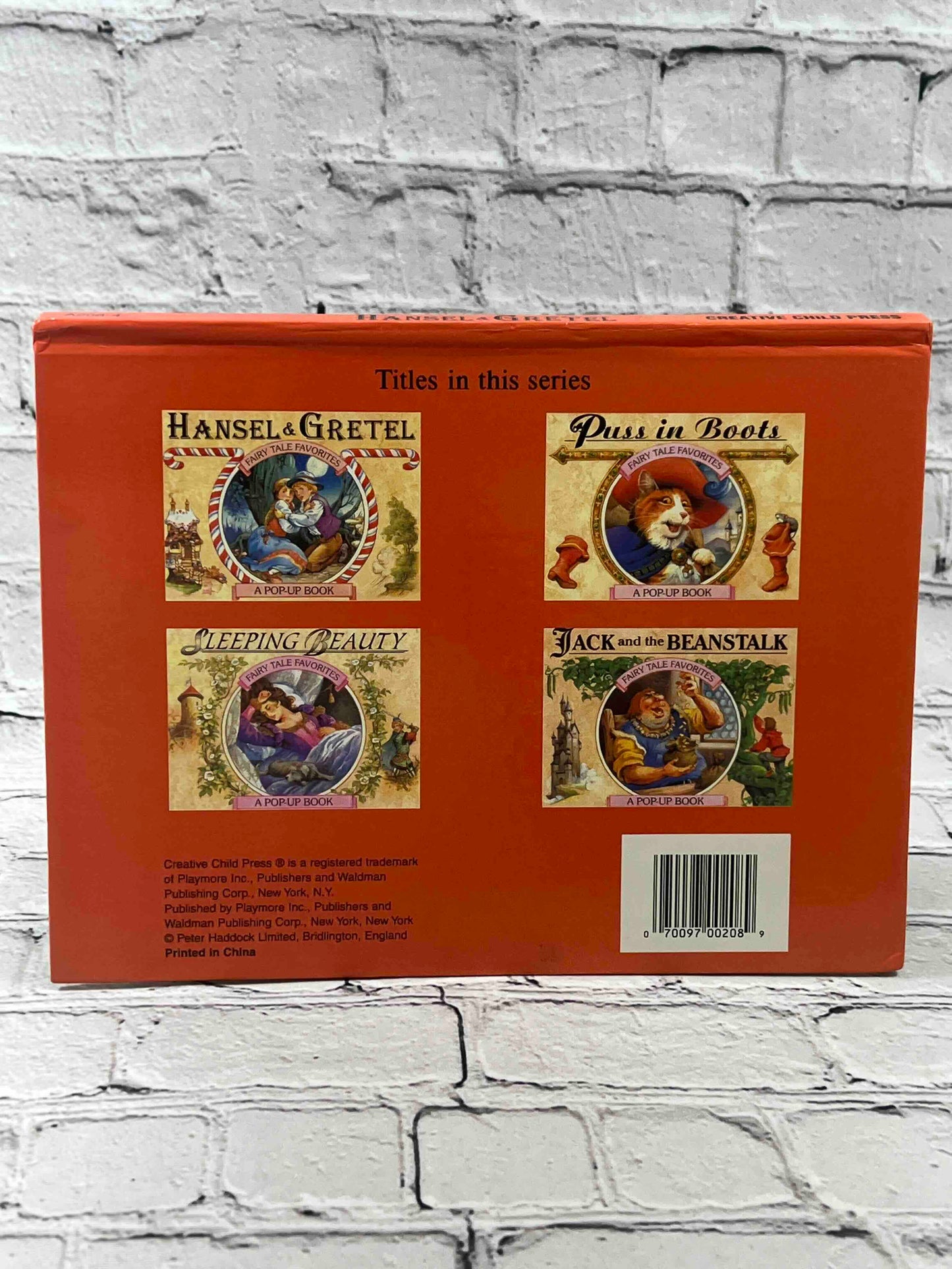 Hansel & Gretel Fairy Take Favorites A Pop Up Book