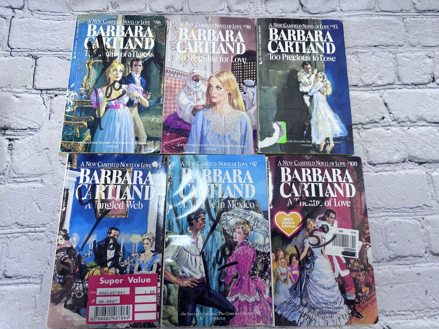 Camfield Novel of Love by Barbara Cartland [42 Volumes · 1982-1991]