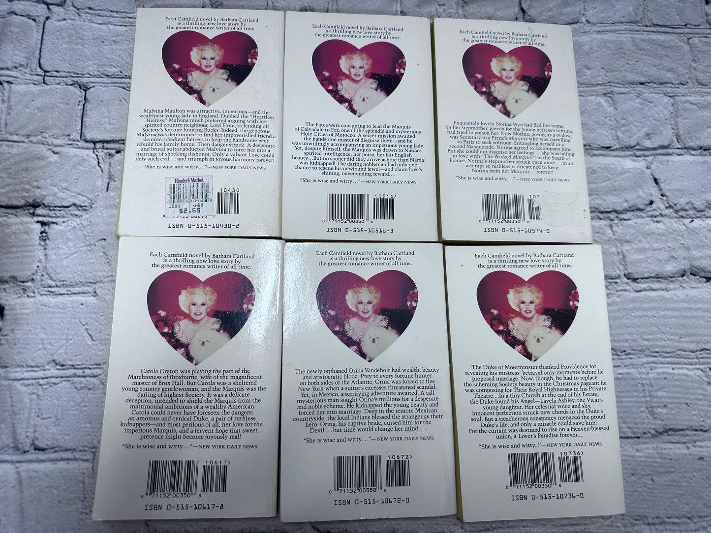 Camfield Novel of Love by Barbara Cartland [42 Volumes · 1982-1991]