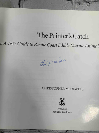 The Printer's Catch: An Artist's Guide to Pacific Coast Edible Marine Animals (Signed)