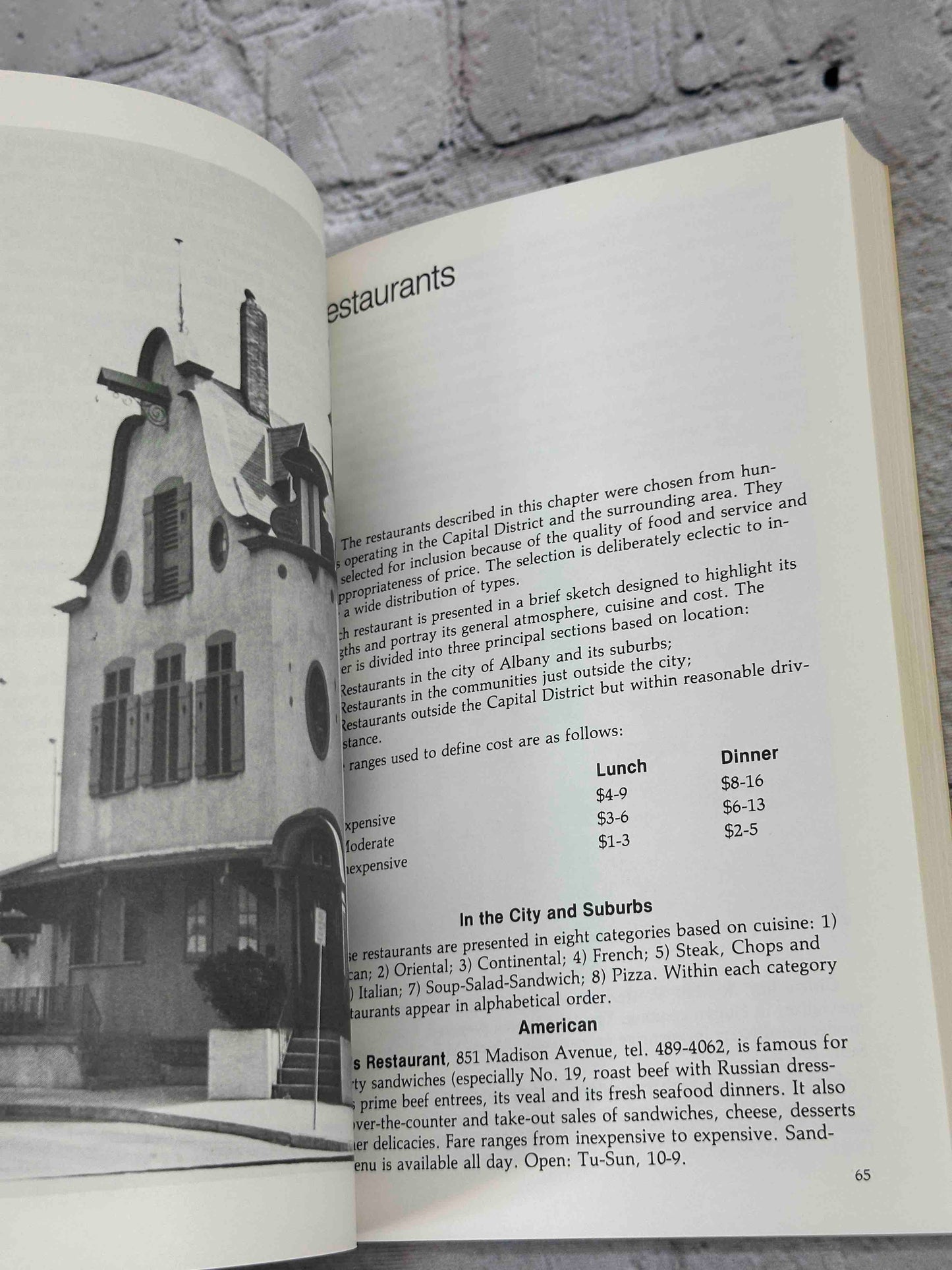 In & Around Albany: A Guide for Residents, Students & Visitors