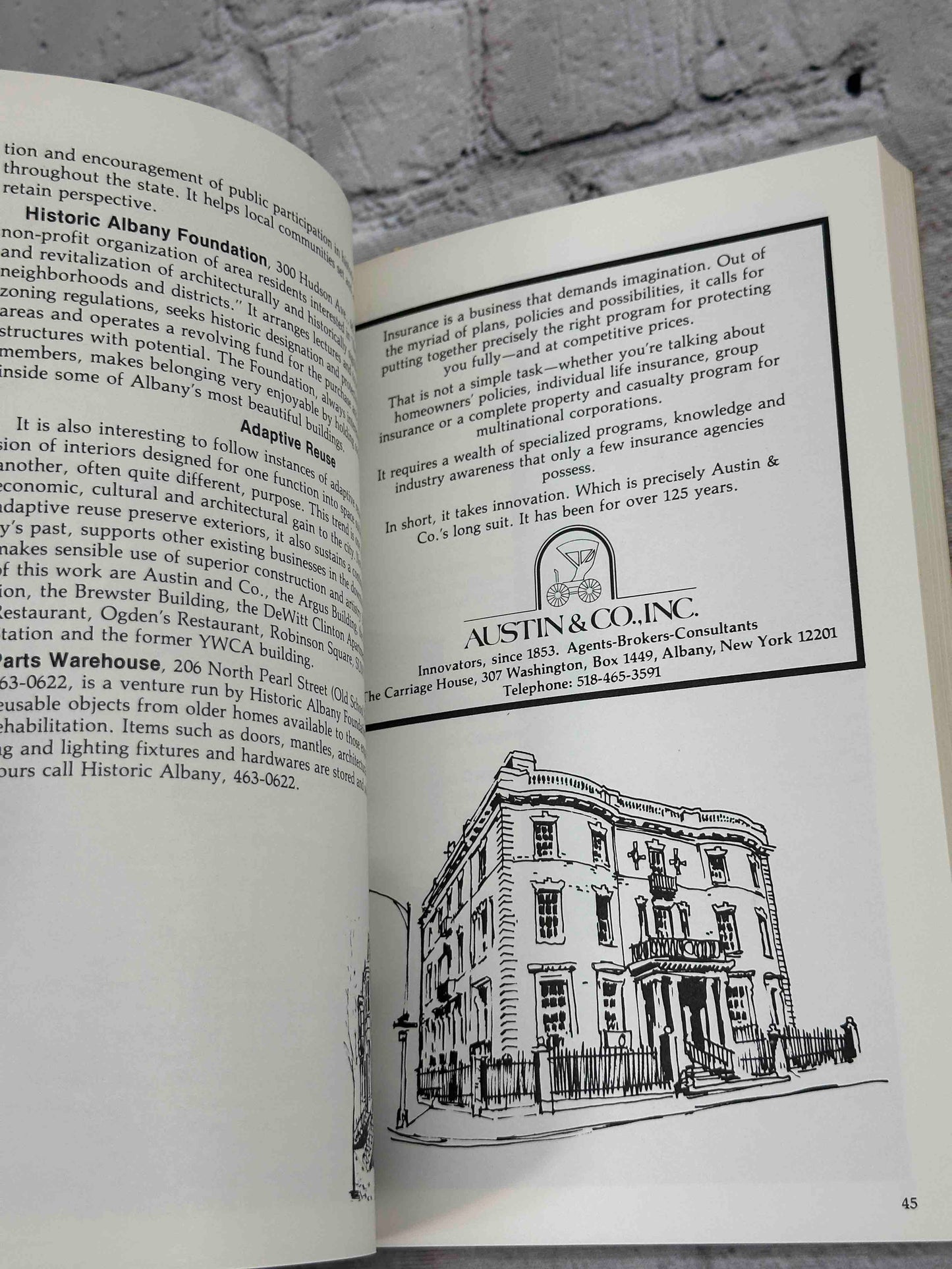 In & Around Albany: A Guide for Residents, Students & Visitors