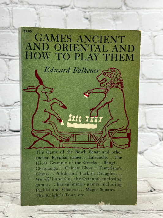 Games Ancient and Oriental and How to Play Them by Edward Falkener [1961]