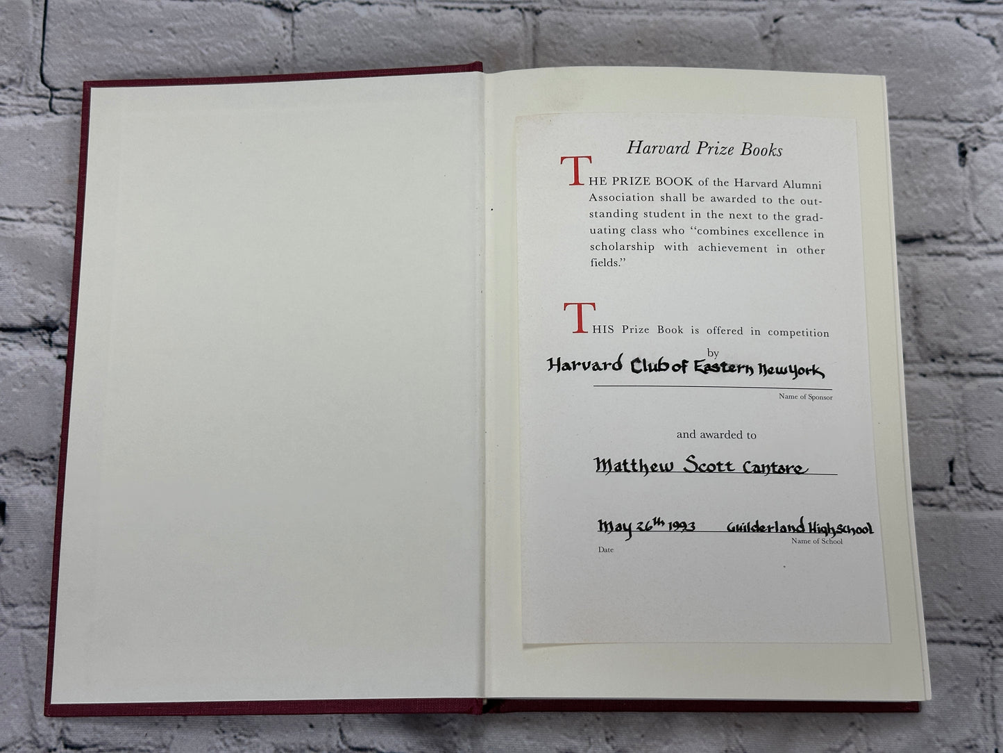 The Harvard Book Selections from Three Centuries by William Bentinck-Smith [1982]