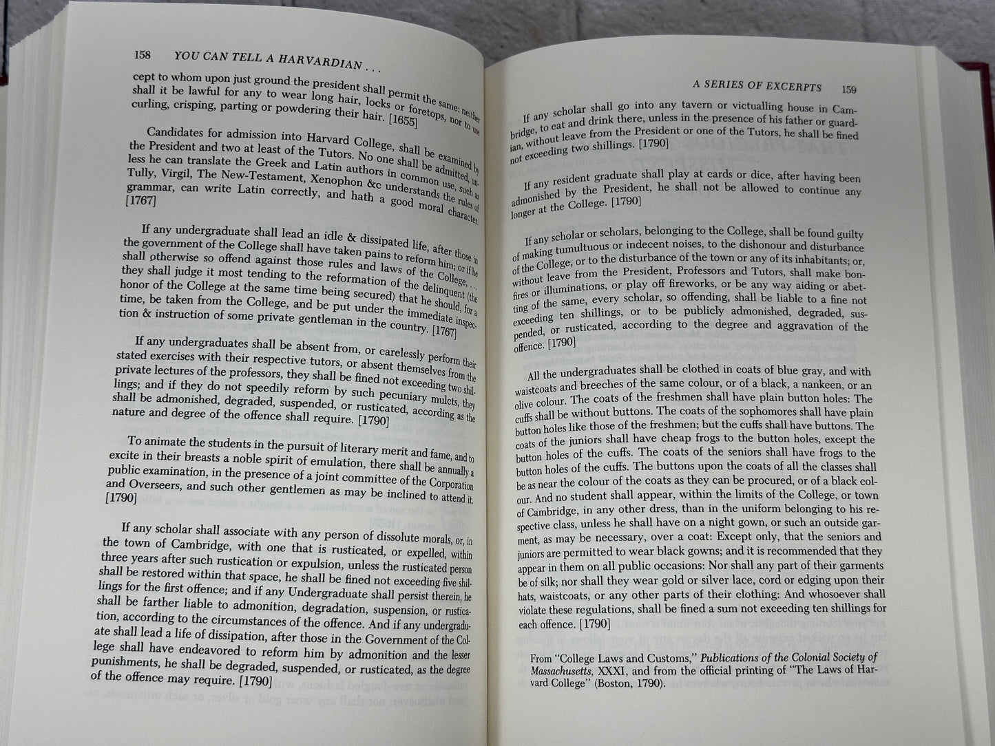 The Harvard Book Selections from Three Centuries by William Bentinck-Smith [1982]