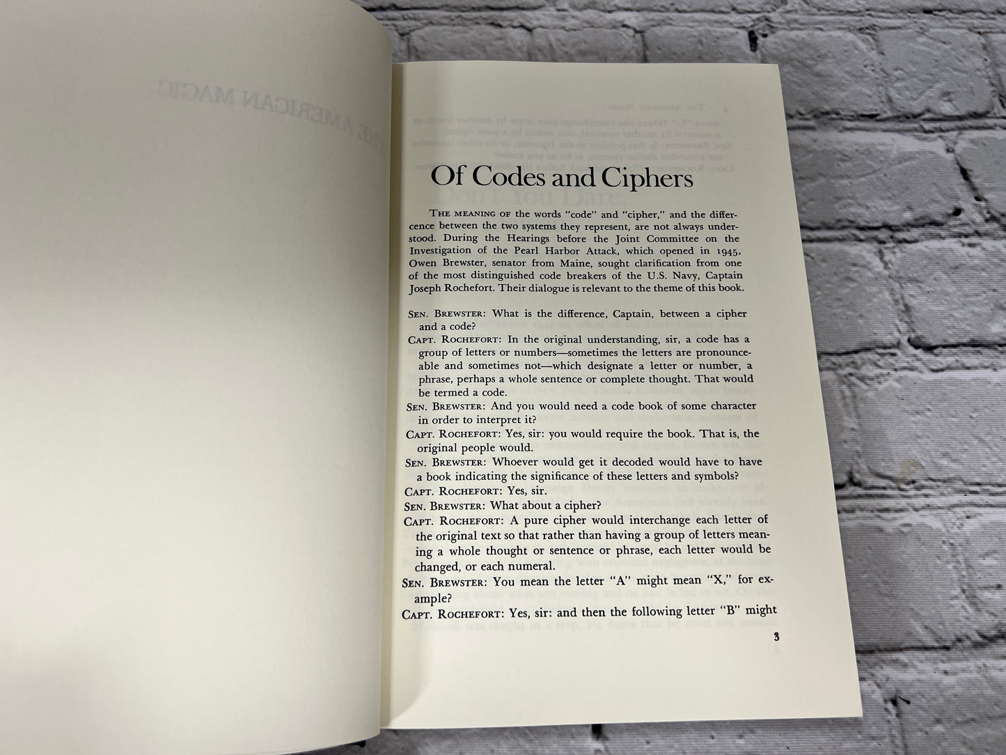 American Magic Codes Ciphers And The Defeat Of Japan By Ronald Lewin [1982]