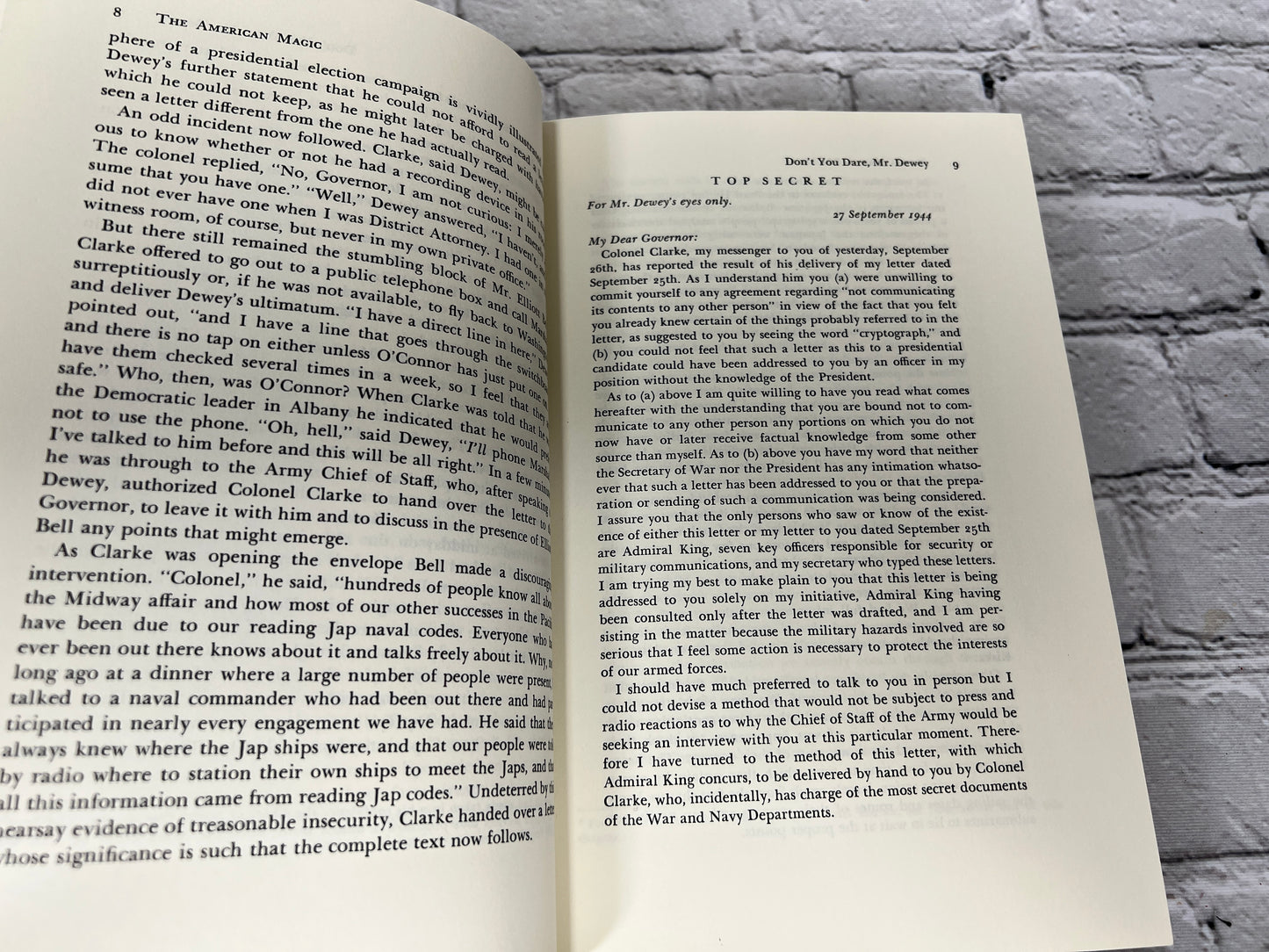 American Magic Codes Ciphers And The Defeat Of Japan By Ronald Lewin [1982]