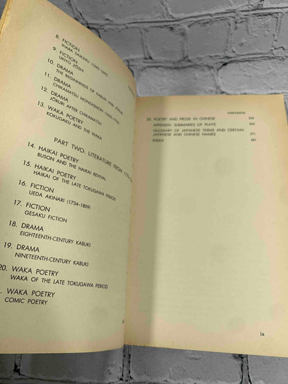 World within walls: Japanese literature of the pre-modern era, 1600-1867