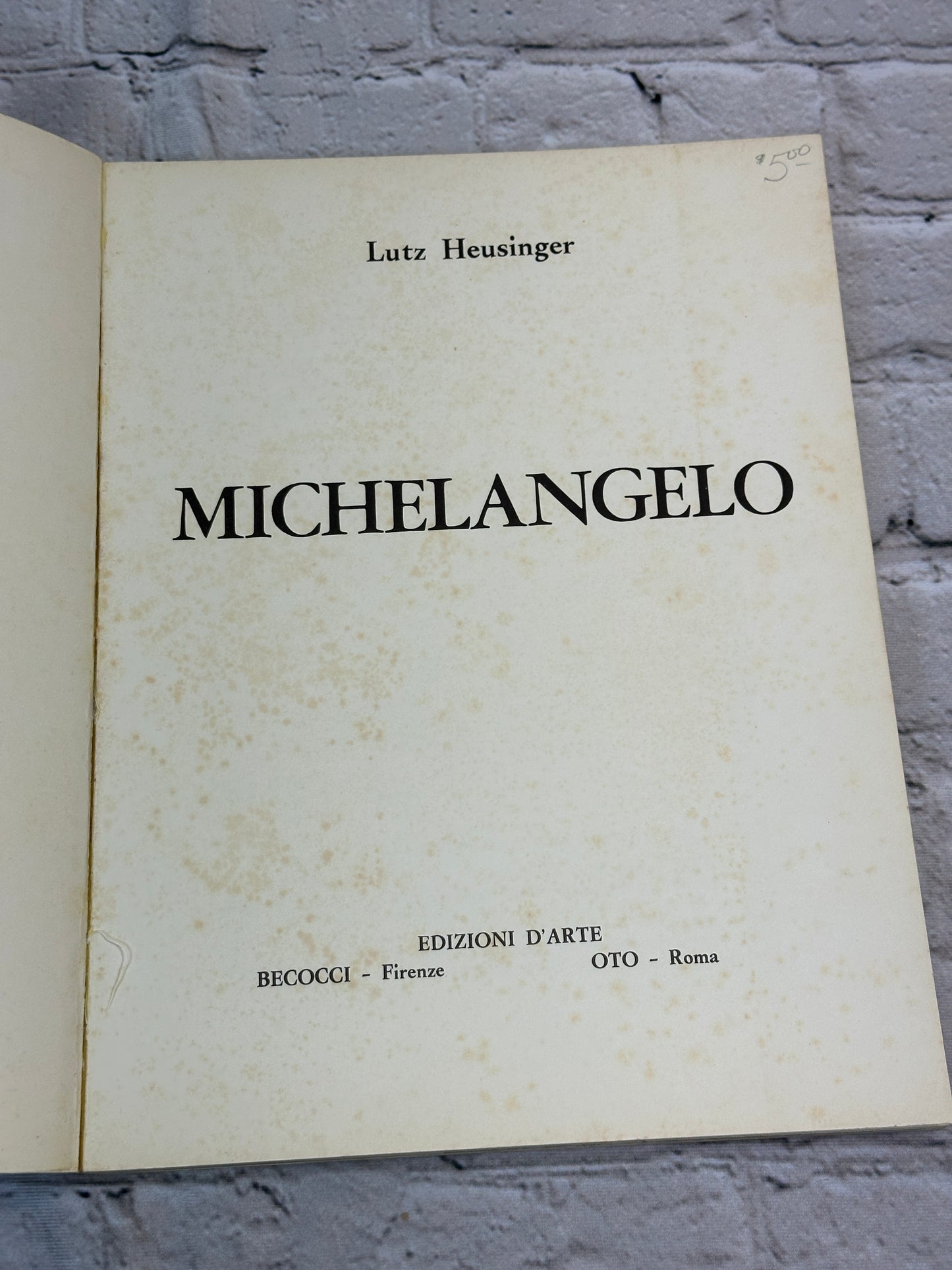 Michelangelo by Lutz Heusinger