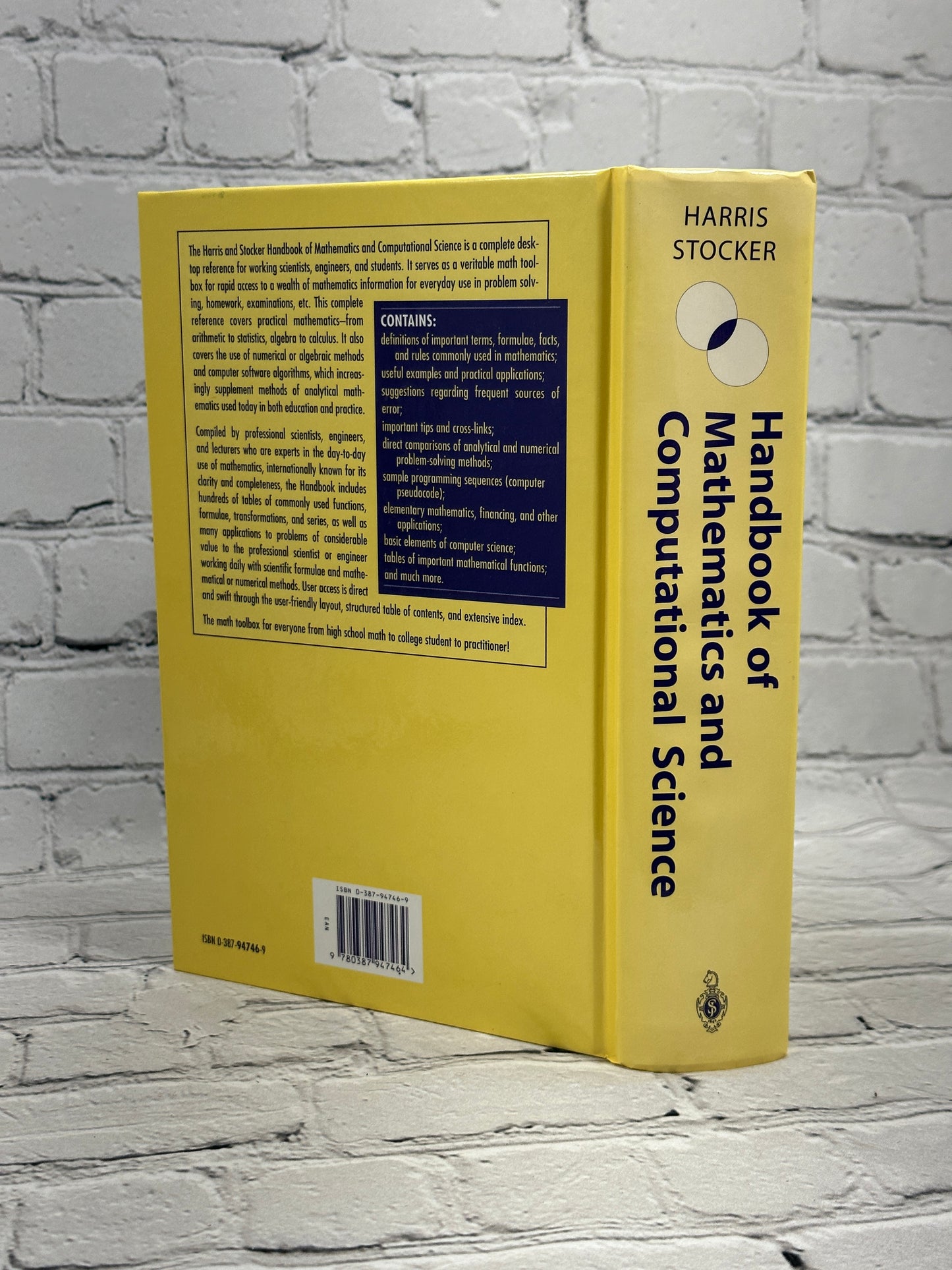 Handbook of Mathematics and Computational Science by Harris & Stocker [1998]