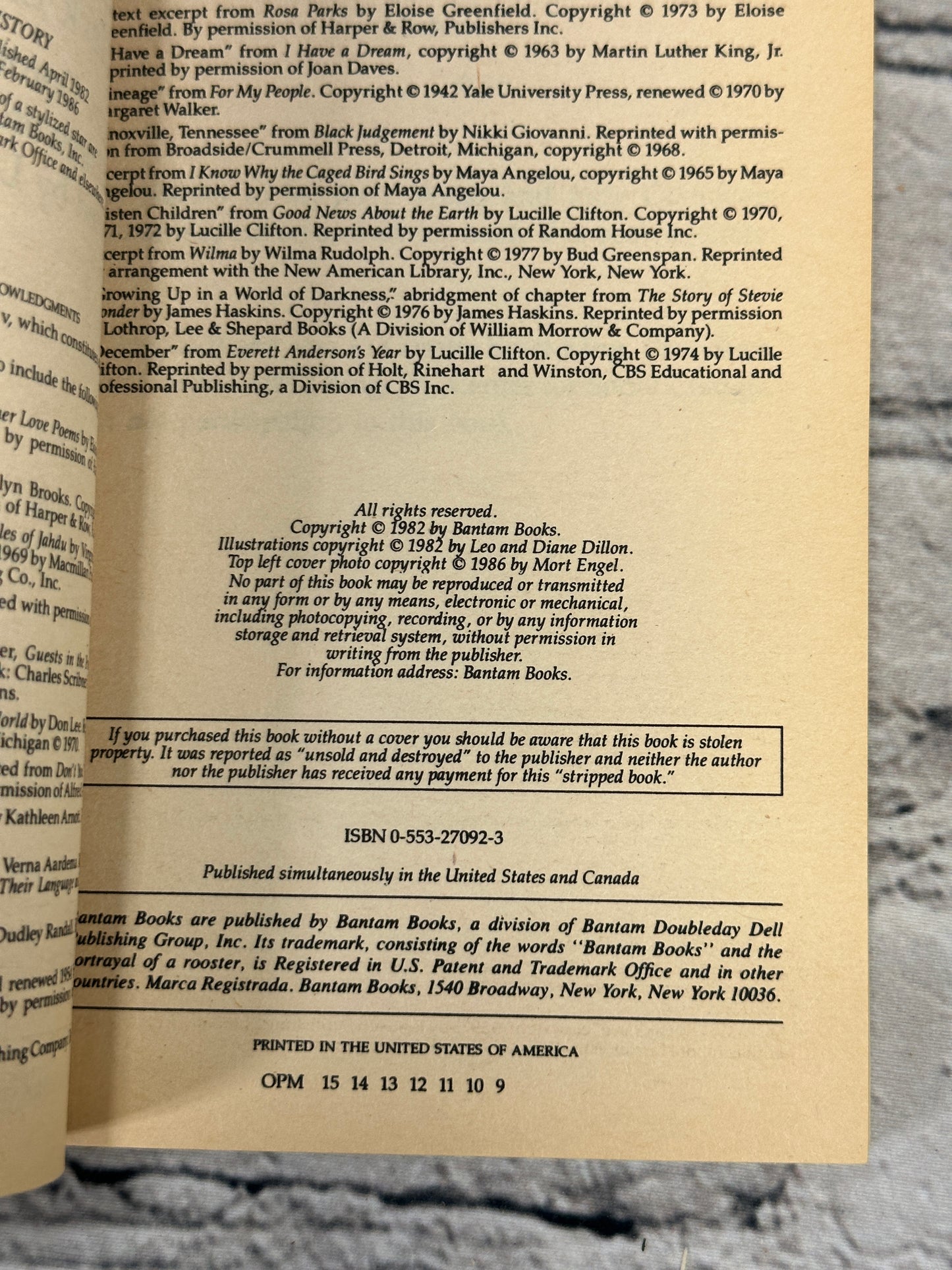 Listen Children : An Anthology of Black.. by Dorothy S. Strickland [1986]