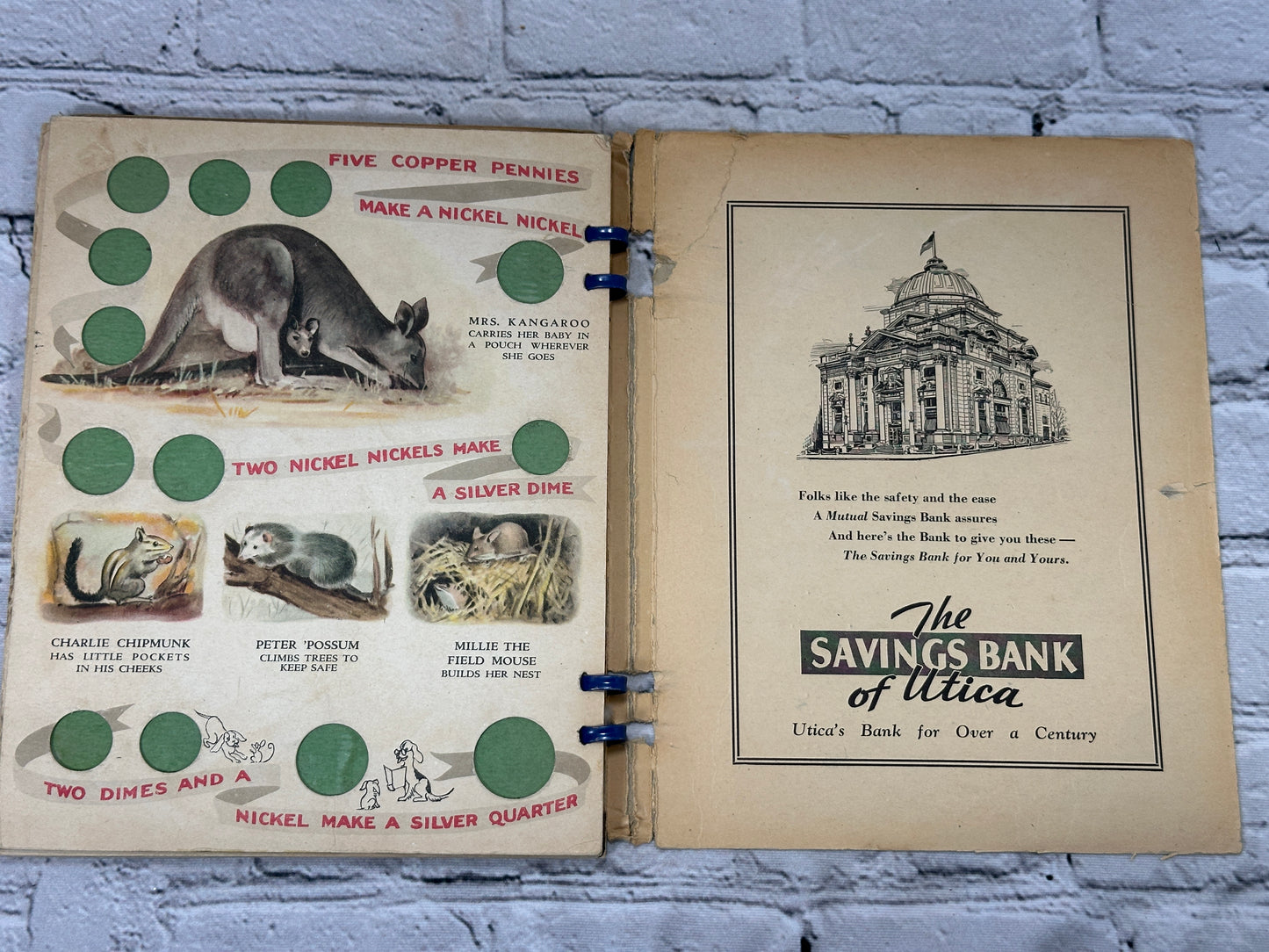 Nature Studies in Thrift by Genevieve Burke [Bank Savings Coin Book · 1941]