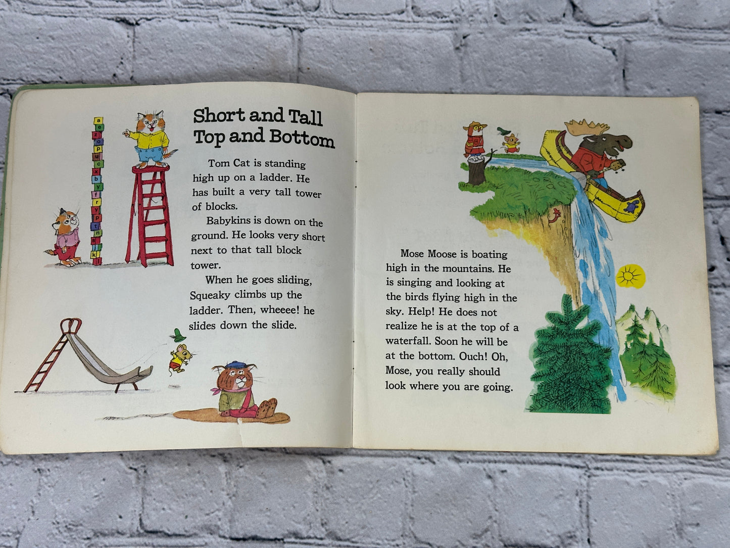 Short and Tall Illustrated by Richard Scarry [Golden Look-Look Book · 1976]