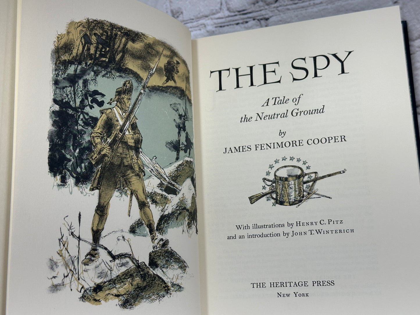 The Spy byJames Fenimore Cooper  [Heritage Press · 1963]