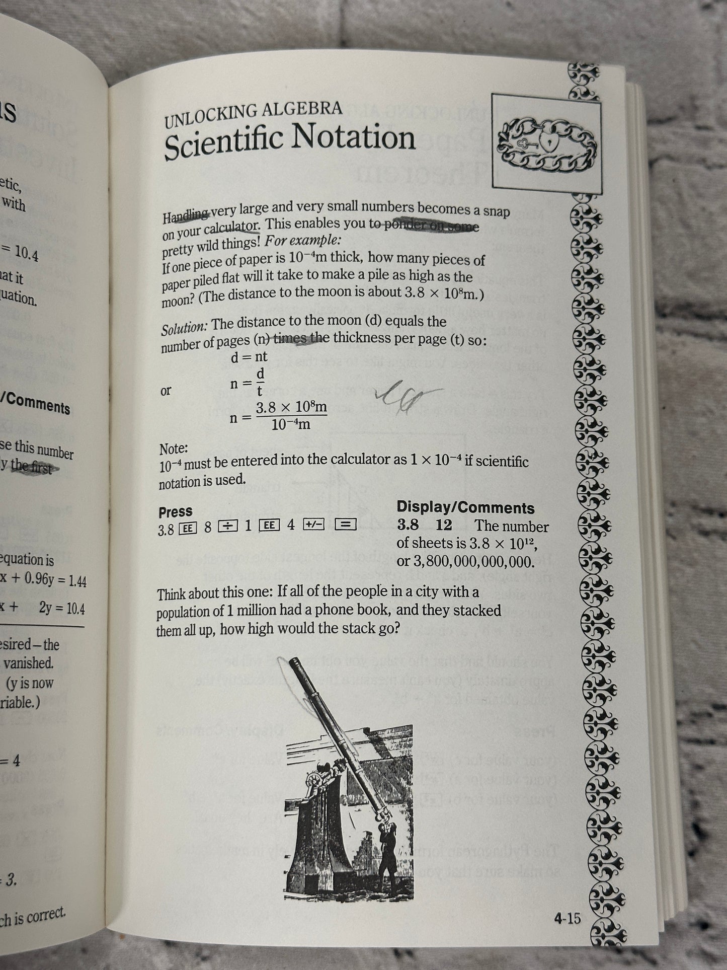 Student Calculator Math published by Texas Instrument [1980]