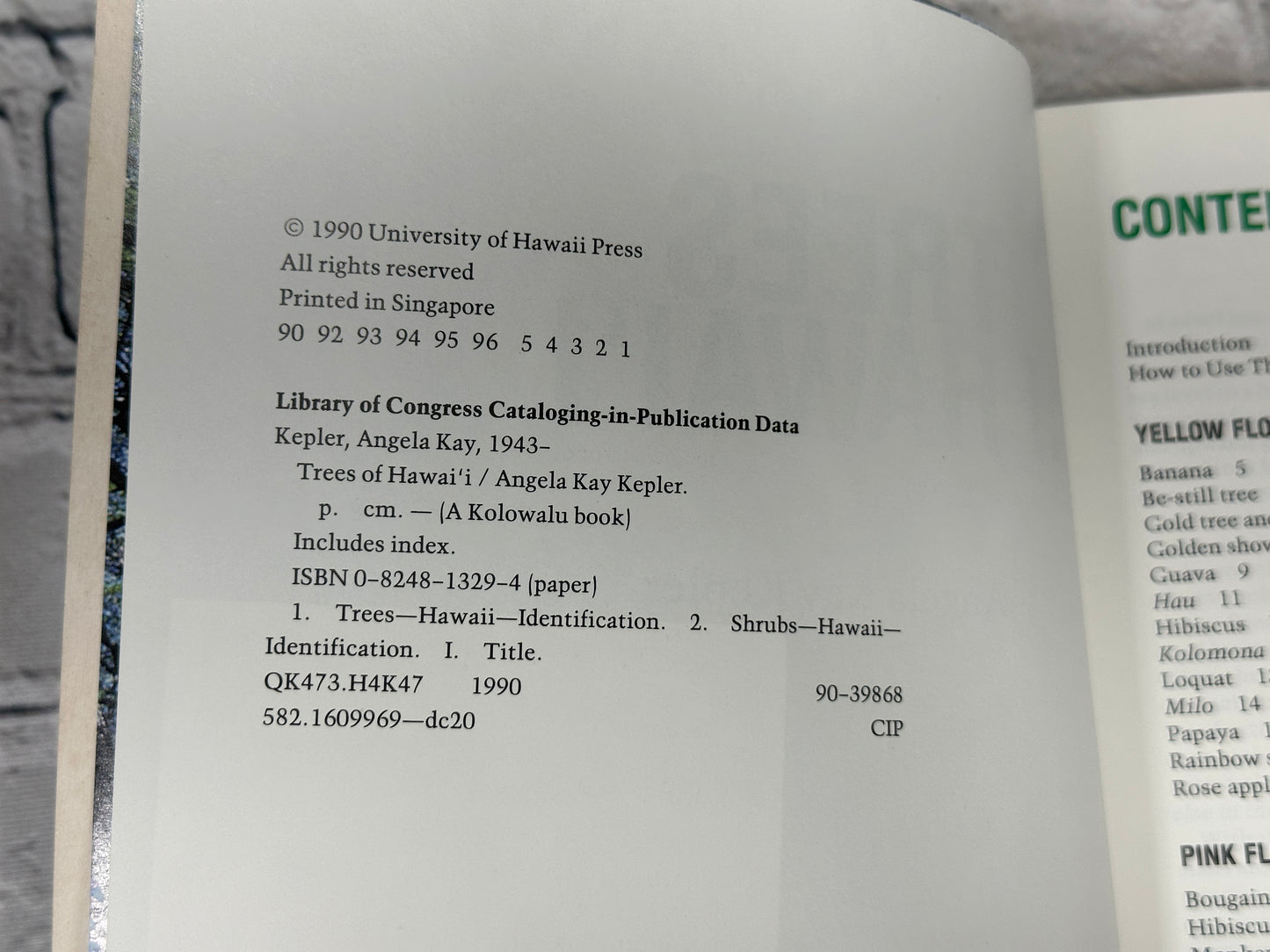 Trees of Hawaii by Angela Kay Kepler [1990 · 1st Printing]