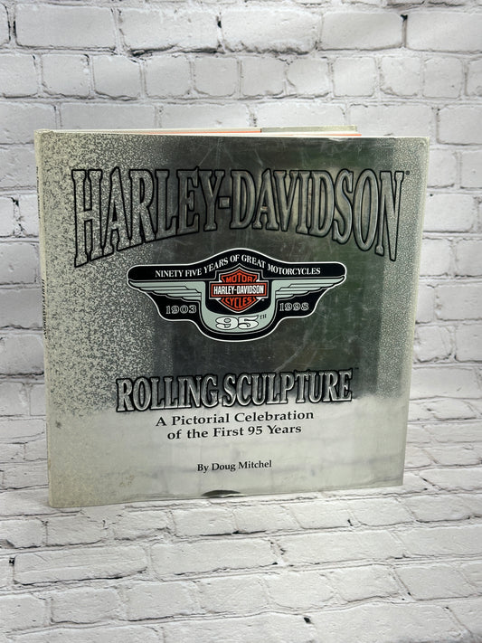 Harley Davidson Rolling Sculpture: First 95 Years Hardcover Book Motorcycles