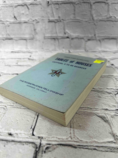 Simplified Scientific Tables of Houses Latitude 0 to 66 Degrees