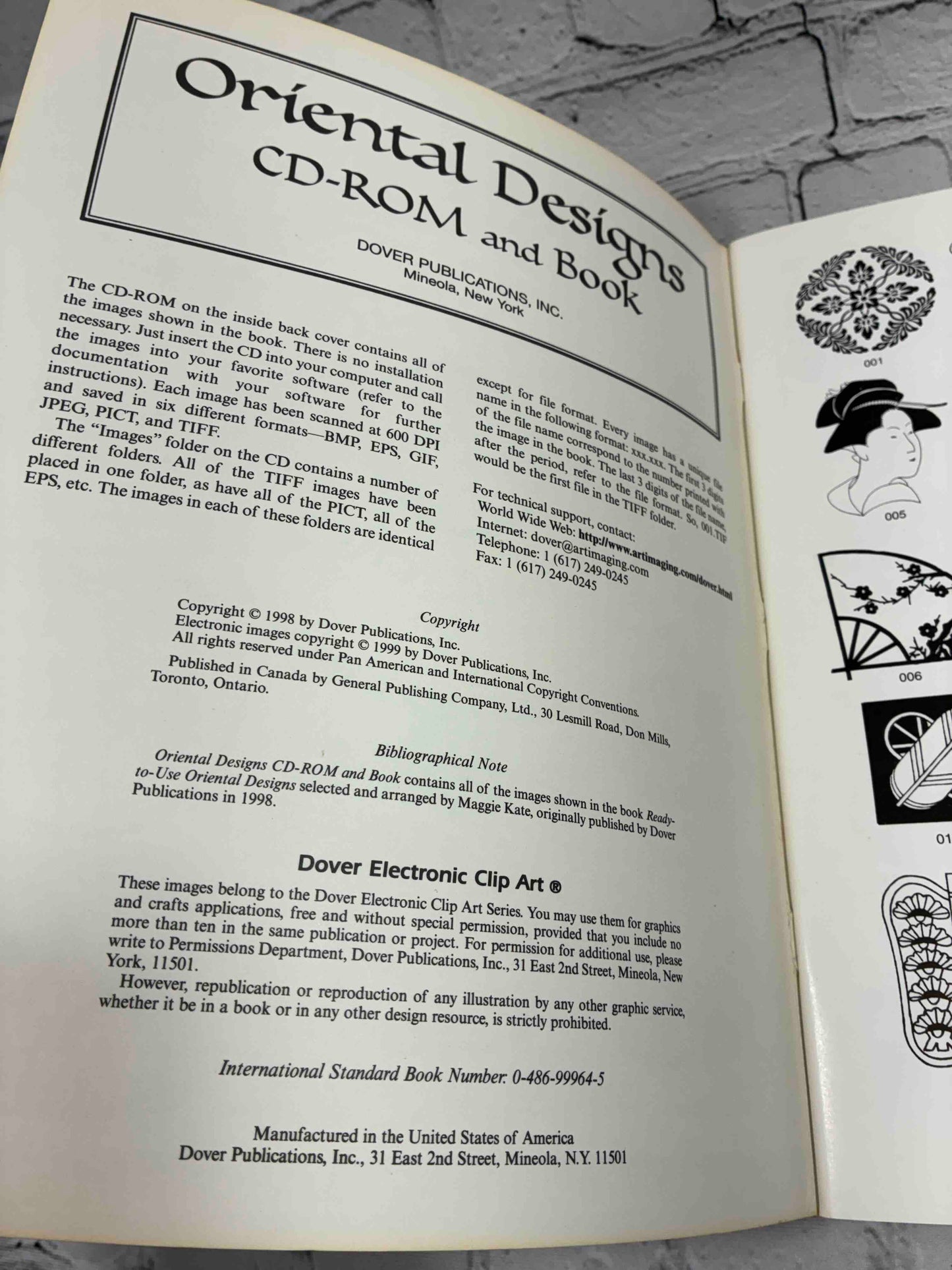 Oriental Designs CD-ROM and Book