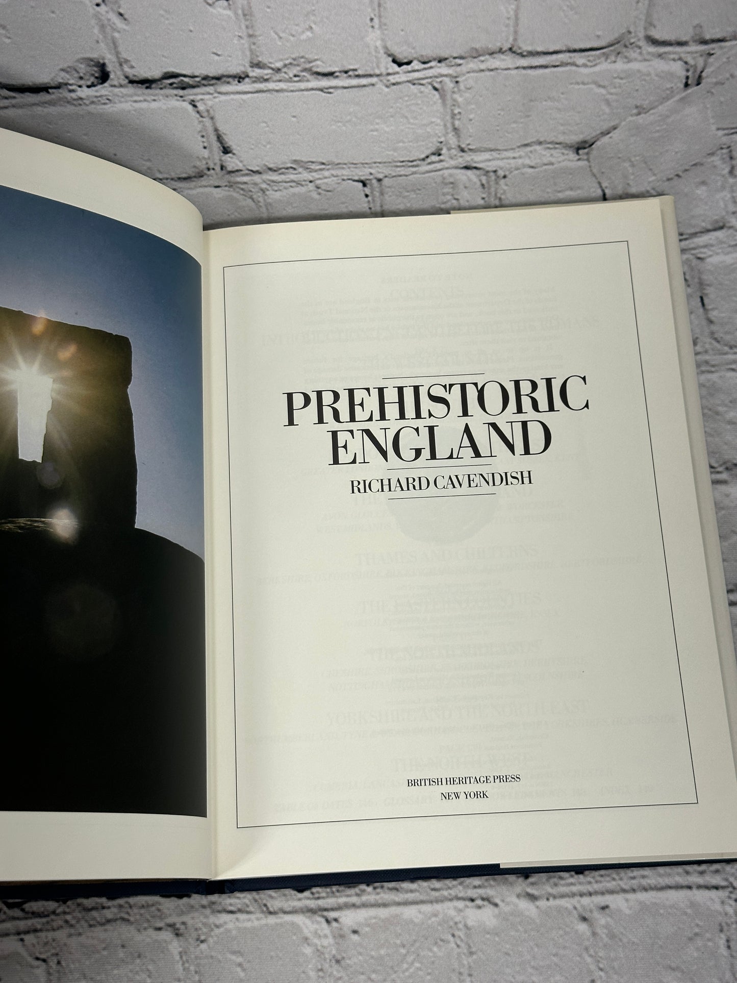 Prehistoric England by Richard Cavendish [1983]