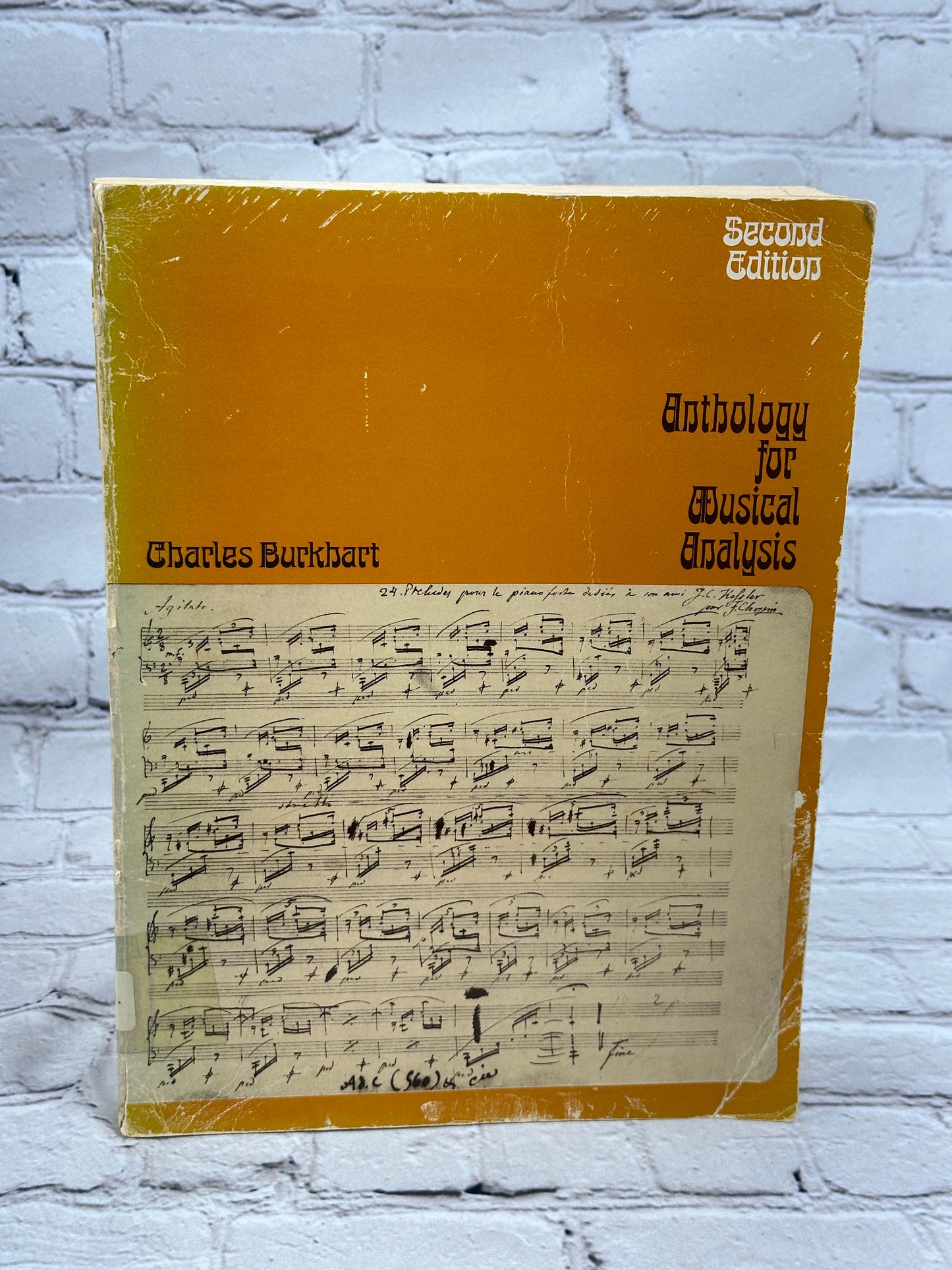 Anthology for Musical Analysis by Charles Burkhart [Second Edition · 1972]