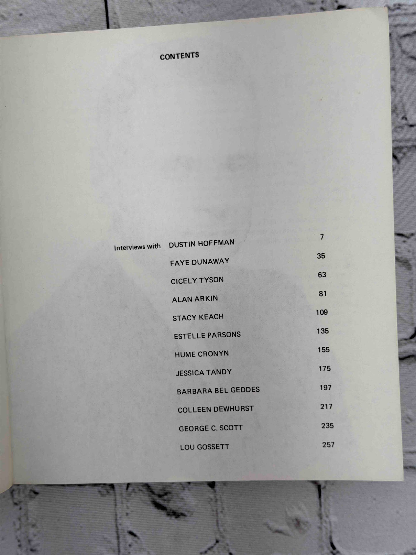 Actors Talk About Theatre: 12 Interviews (SIGNED)
