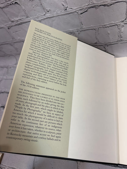 Walker Evans: American Photographs: Seventy-Fifth Anniversary Edition