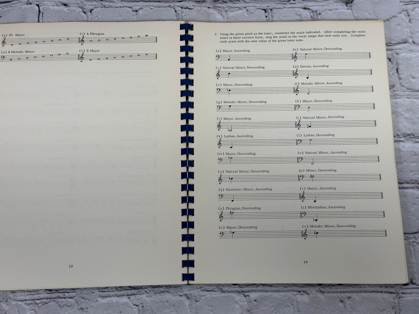 Materials and Structure of Music  [Vol  1  & 2 · Workbooks · 1966]