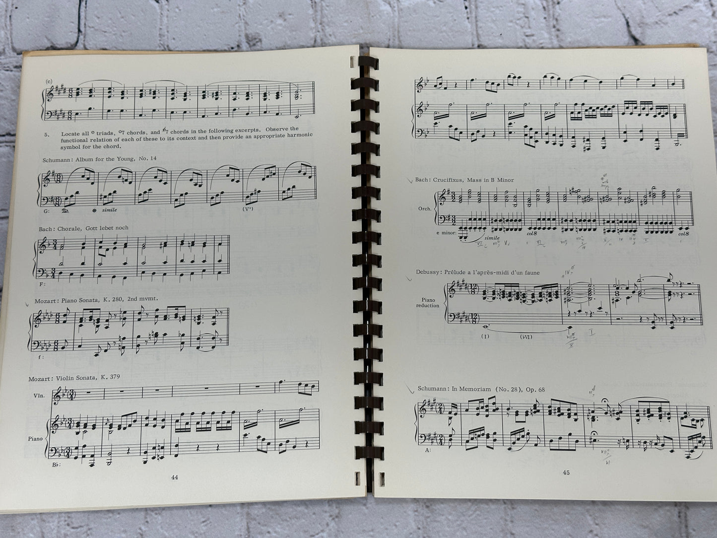 Materials and Structure of Music  [Vol  1  & 2 · Workbooks · 1966]