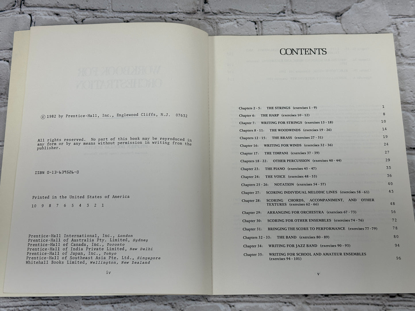 Workbook for Orchestration by Stephen Douglas Burton [w/ Manual · 1982]