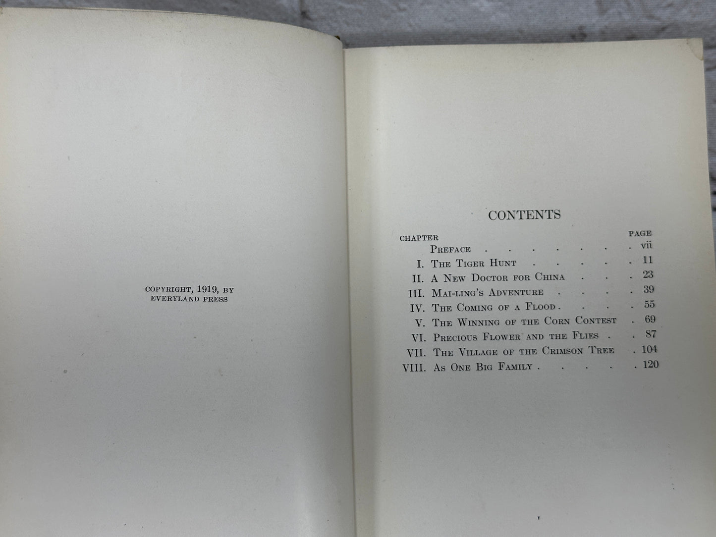 The Honorable Crimson Tree & Other Tales of China by Anita Ferris [1919]