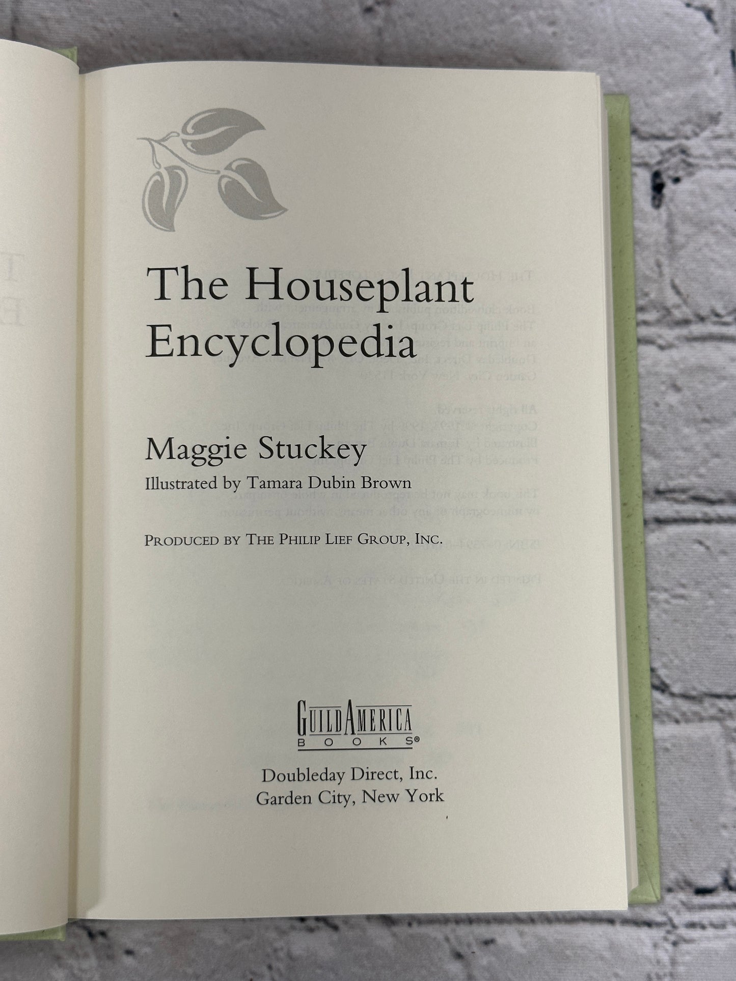 The Houseplant Encyclopedia by Maggie Stuckey [1999]