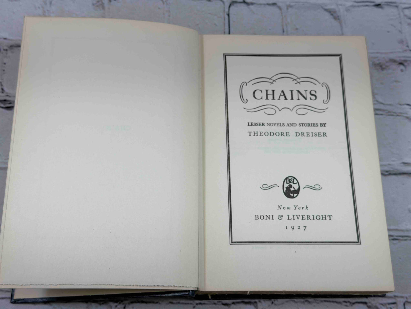 Chains: Lesser Novels and Stories