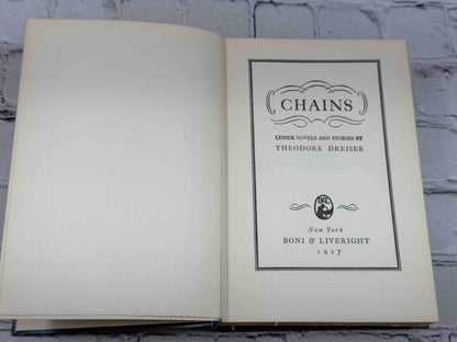 Chains: Lesser Novels and Stories