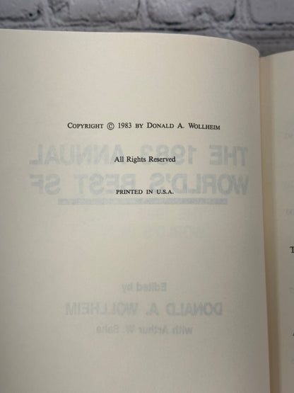 The 1983 Annual World's Best SF, edit Donald A Wollheim [Book Club Edition]