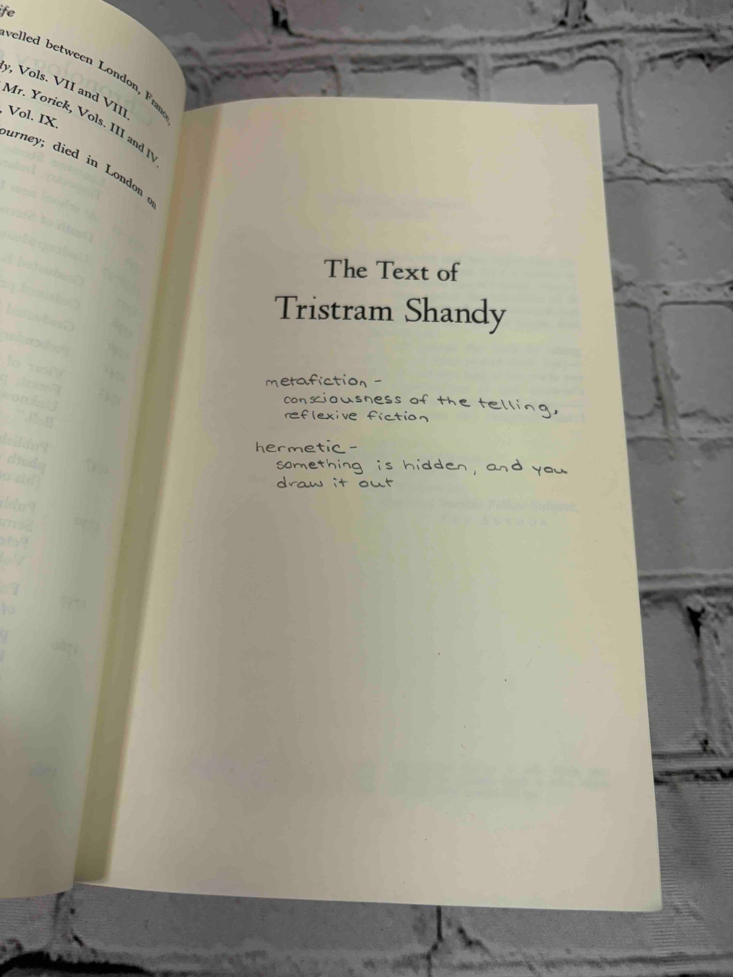 Tristram Shandy