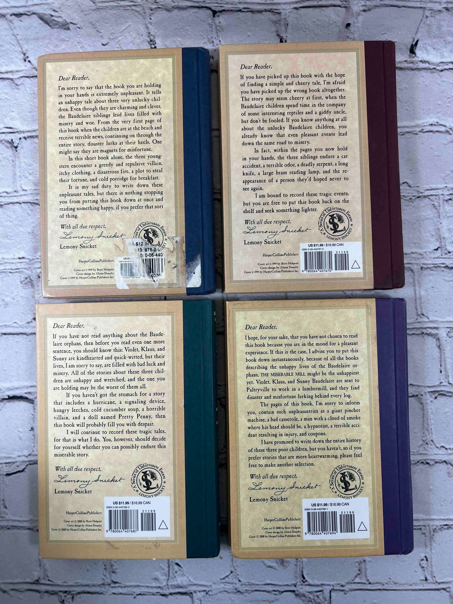 A Series of Unfortunate Events Complete Set 1-13